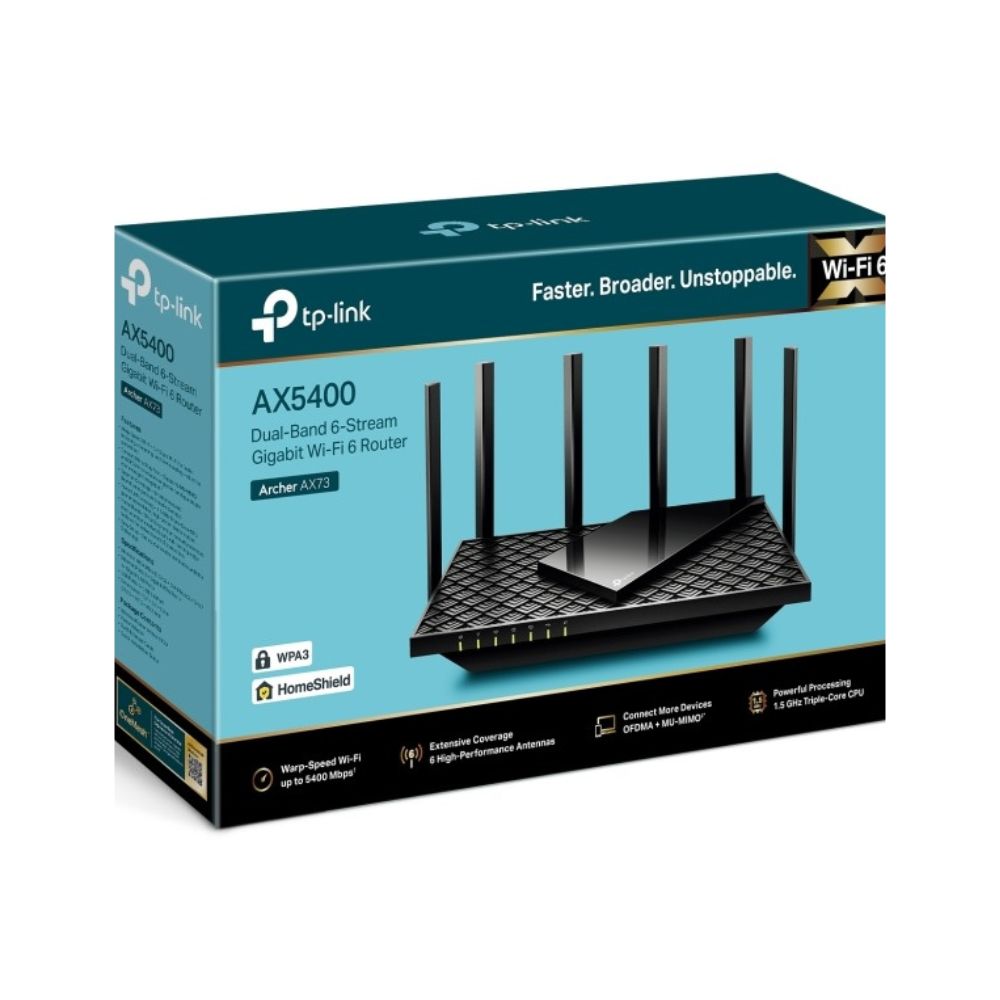 Tp-link Archer AX73 Dual-Band Gigabit Wi-Fi 6 Router Tp-link Archer AX73 Dual-Band Gigabit Wi-Fi 6 Router